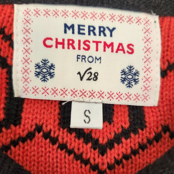 Cute Ugly Christmas Sweater Reindeer Snowflake Holiday Festive Winter Cozycore S - Picture 4 of 9